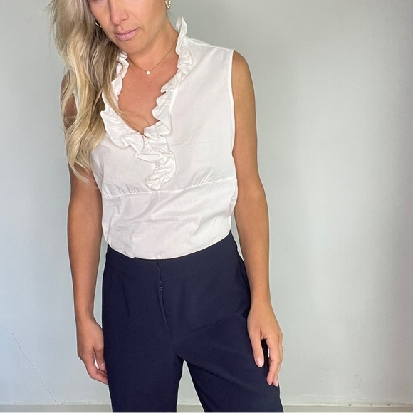 St. John Navy Blue Slacks Pants - Picture 6 of 13